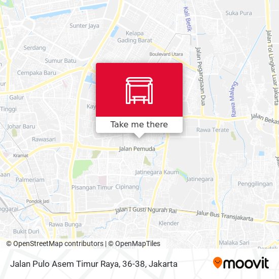 Jalan Pulo Asem Timur Raya, 36-38 map