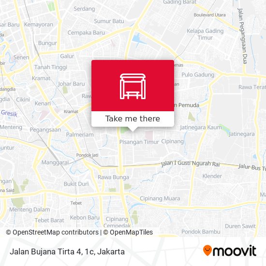 Jalan Bujana Tirta 4, 1c map