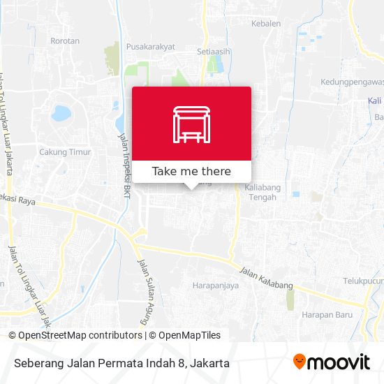 Seberang Jalan Permata Indah 8 map