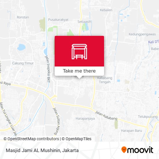 Masjid Jami AL Mushinin map