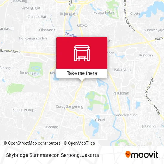 Skybridge Summarecon Serpong map