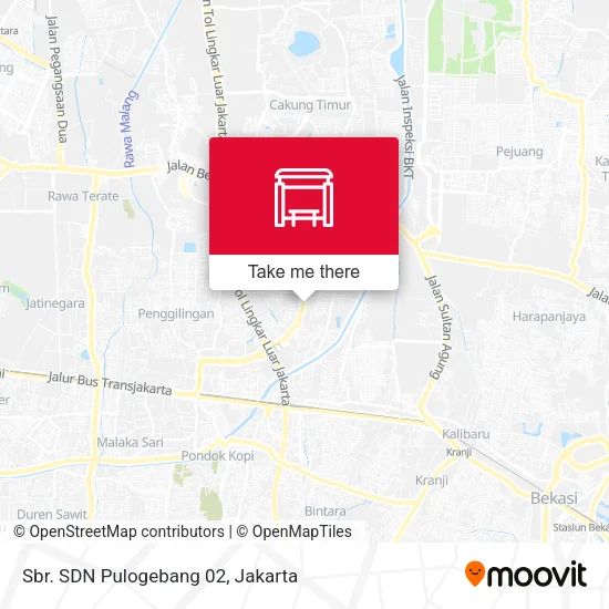 Sbr. SDN Pulogebang 02 map