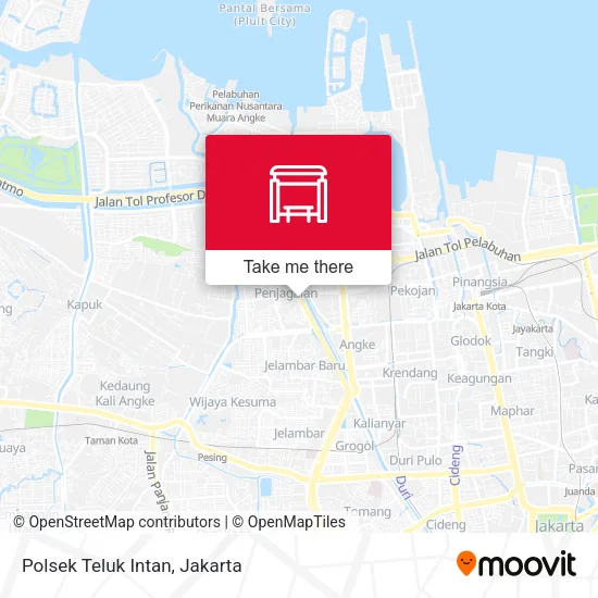 Polsek Teluk Intan map