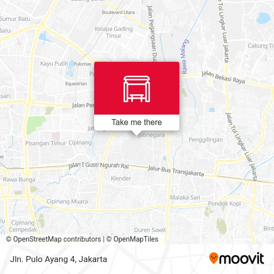 Jln. Pulo Ayang 4 map
