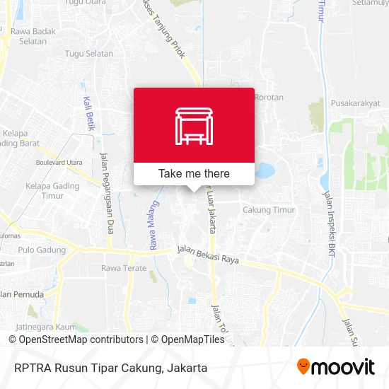 RPTRA Rusun Tipar Cakung map