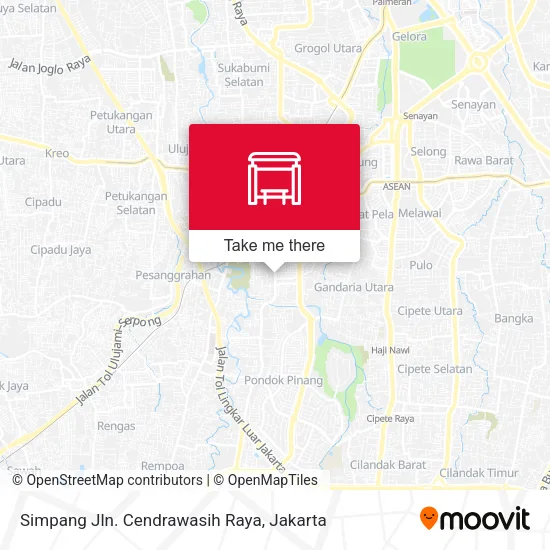 Simpang Jln. Cendrawasih Raya map