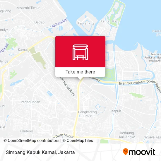 Simpang Kapuk Kamal map