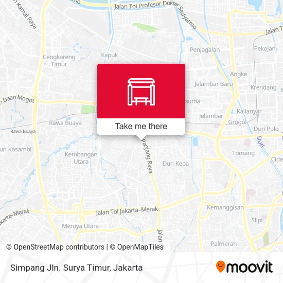 Simpang Jln. Surya Timur map