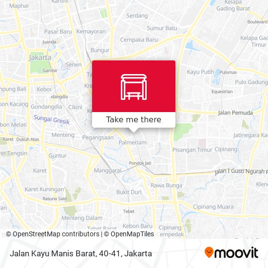 Jalan Kayu Manis Barat, 40-41 map