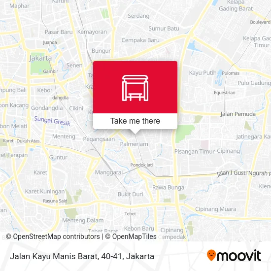 Jalan Kayu Manis Barat, 40-41 map