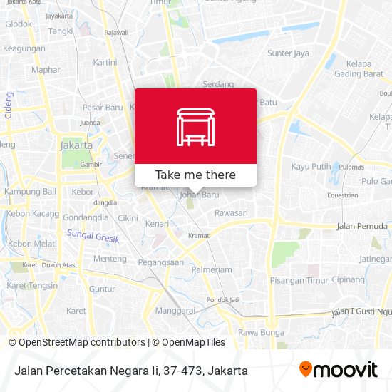 Jalan Percetakan Negara Ii, 37-473 map