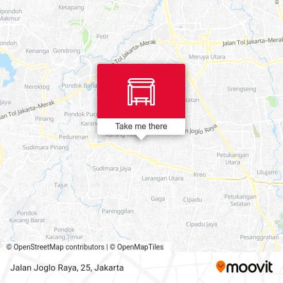 Jalan Joglo Raya, 25 map