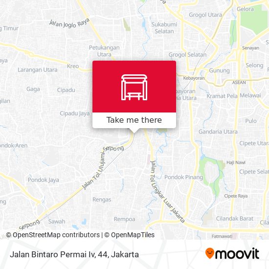 Jalan Bintaro Permai Iv, 44 map