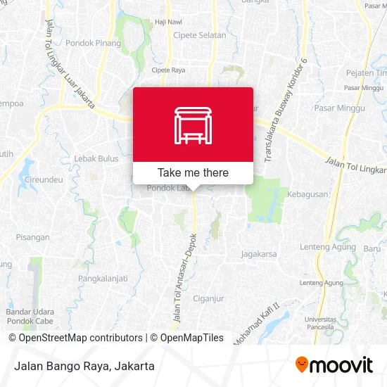 Jalan Bango Raya map