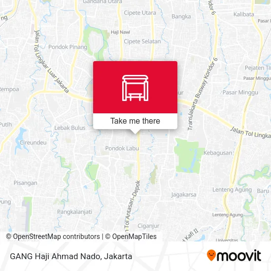 GANG Haji Ahmad Nado map