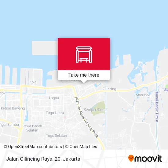Jalan Cilincing Raya, 20 map
