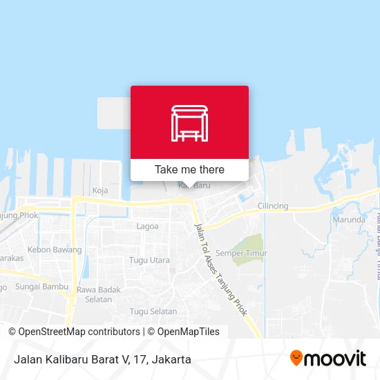 Jalan Kalibaru Barat V, 17 map