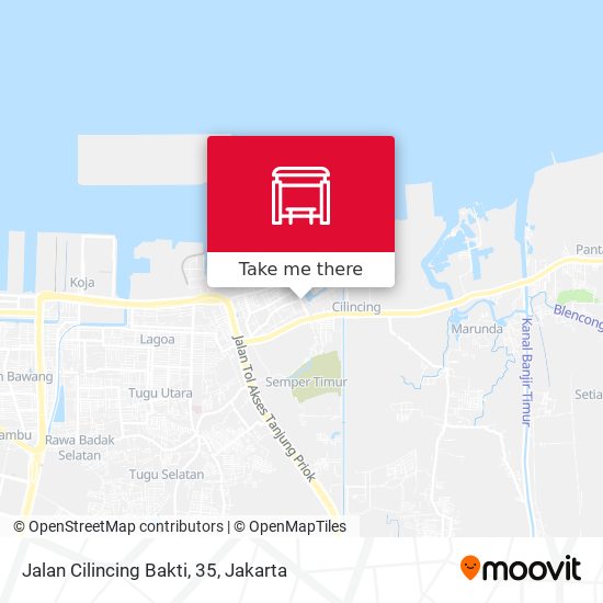Jalan Cilincing Bakti, 35 map