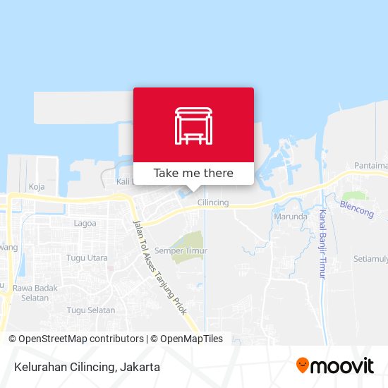 Kelurahan Cilincing map