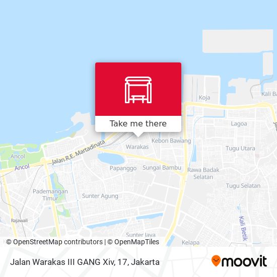 Jalan Warakas III GANG Xiv, 17 map