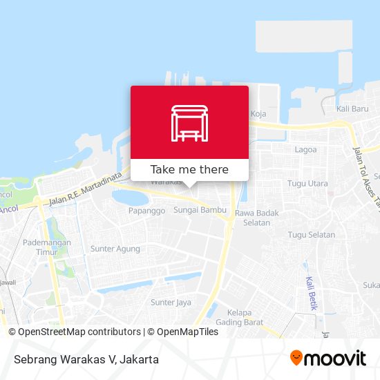 Sebrang Warakas V map