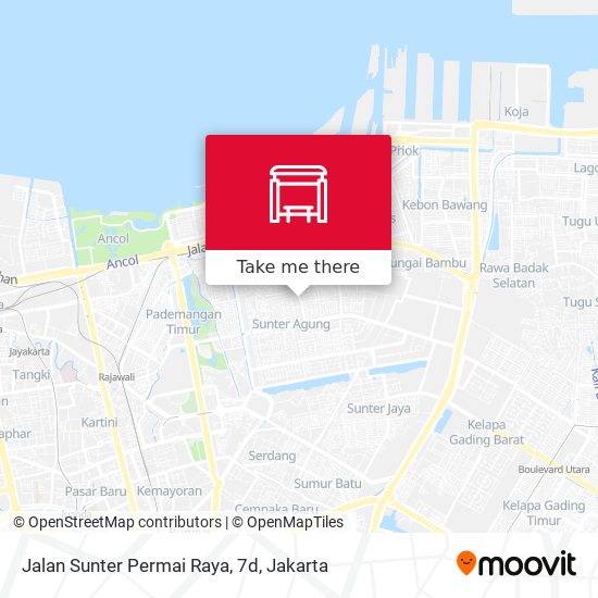 Jalan Sunter Permai Raya, 7d map