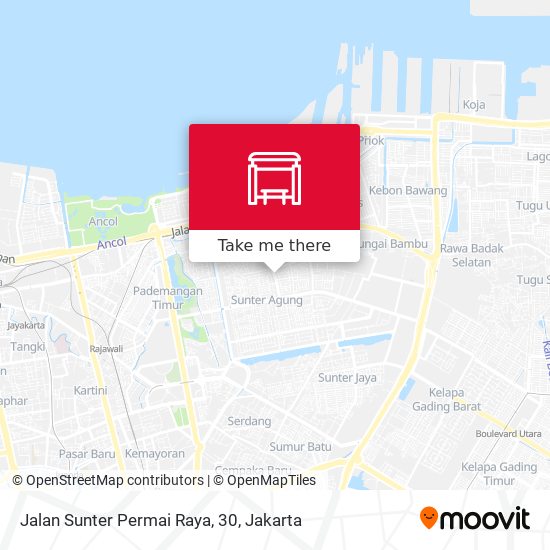 Jalan Sunter Permai Raya, 30 map