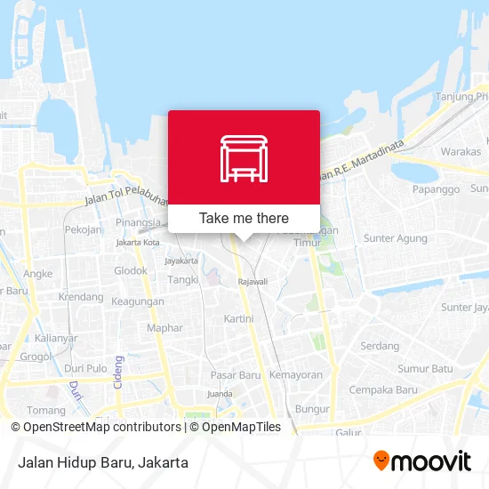 Jalan Hidup Baru map
