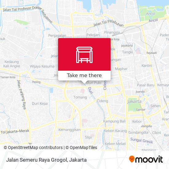 Jalan Semeru Raya Grogol map