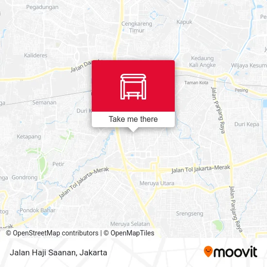 Jalan Haji Saanan map