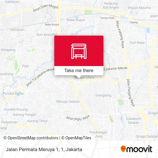 Jalan Permata Meruya 1, 1 map