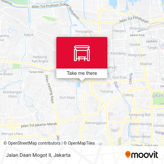 Jalan Daan Mogot II map