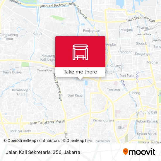 Jalan Kali Sekretaris, 356 map