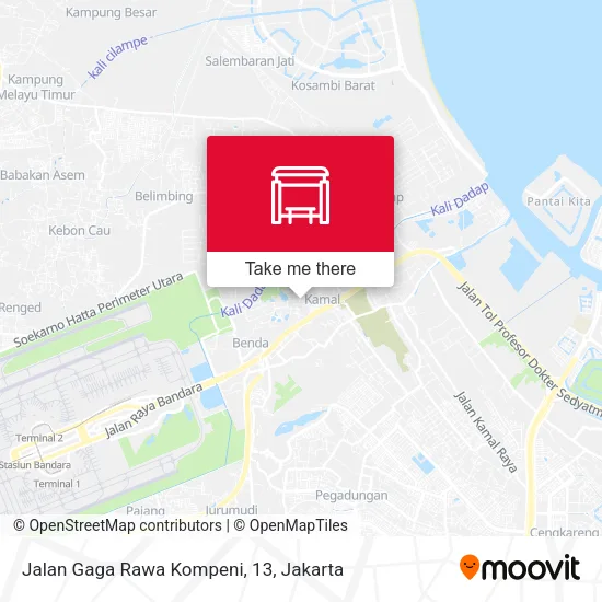Jalan Gaga Rawa Kompeni, 13 map
