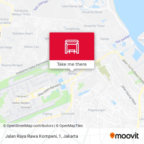 Jalan Raya Rawa Kompeni, 1 map