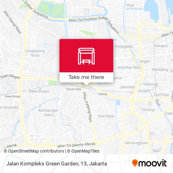 Jalan Kompleks Green Garden, 13 map