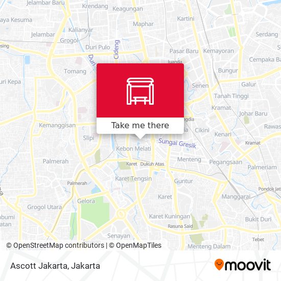 Ascott Jakarta map