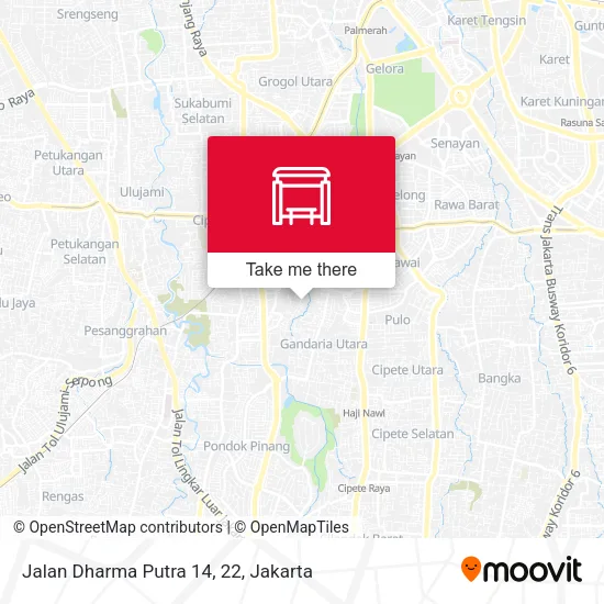 Jalan Dharma Putra 14, 22 map