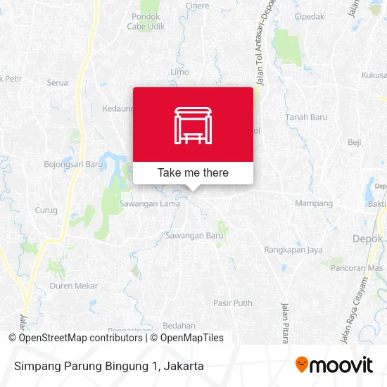 Simpang Parung Bingung 1 map