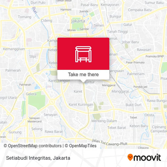 Setiabudi Integritas map
