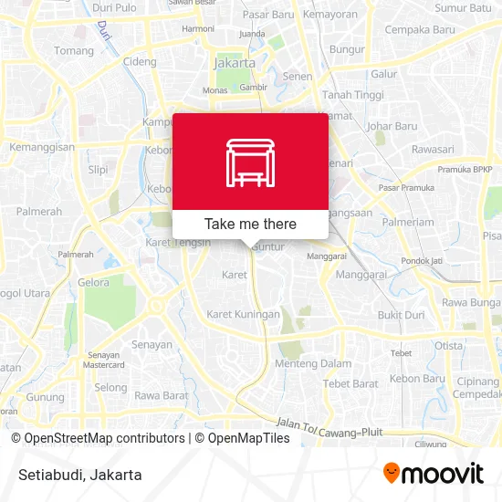 Setiabudi map