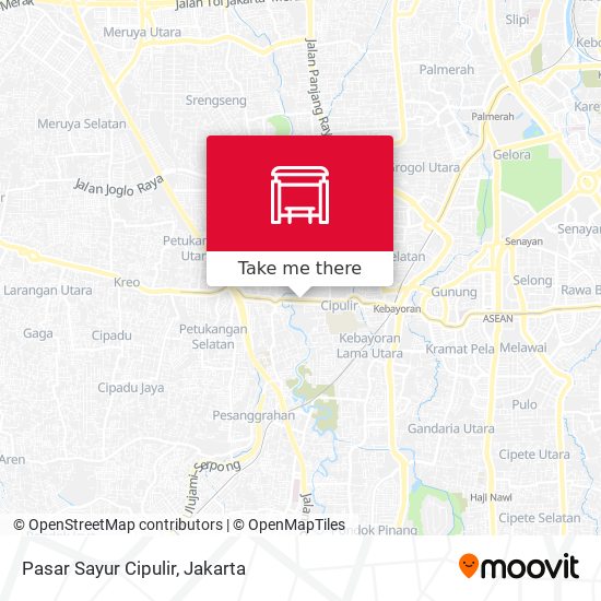 Pasar Sayur Cipulir map