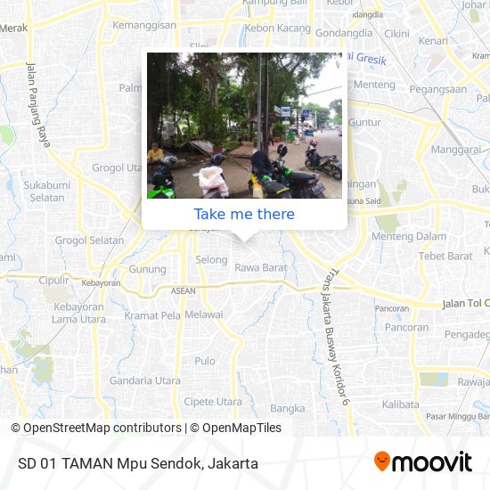 SD 01 TAMAN Mpu Sendok map