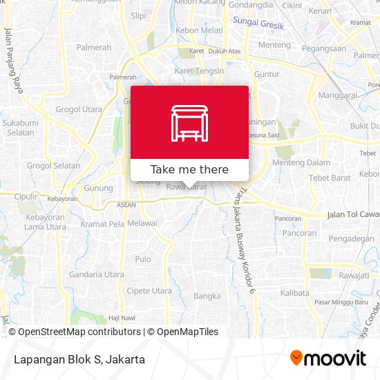 Lapangan Blok S map