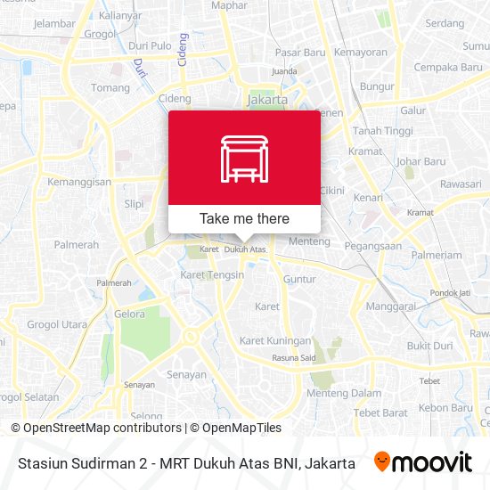 Stasiun Sudirman 2 - MRT Dukuh Atas BNI map