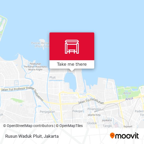 Rusun Waduk Pluit map