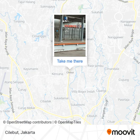 Cilebut map