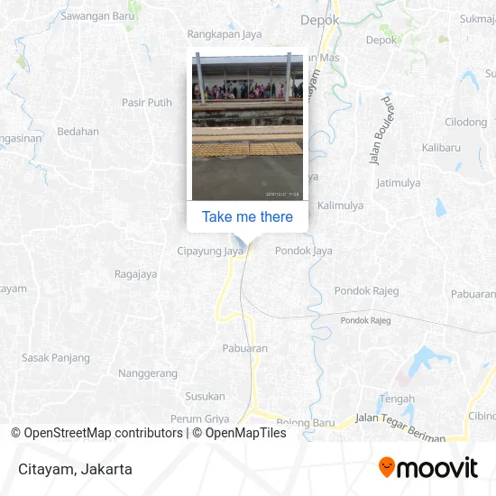 Citayam map