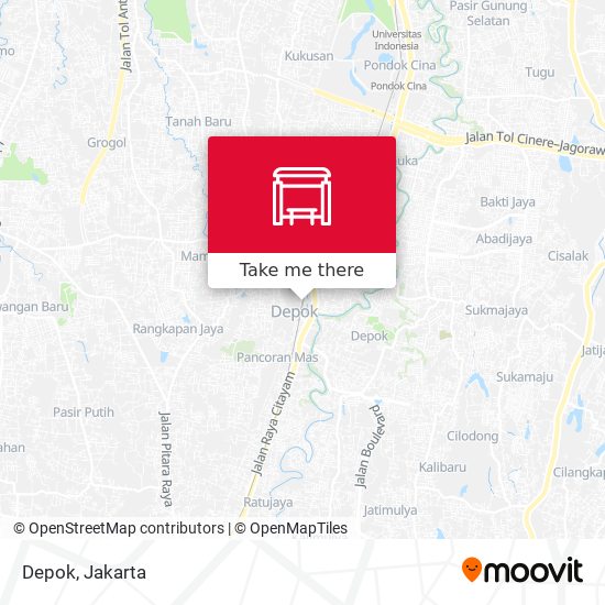 Depok map