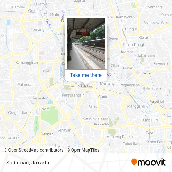 Sudirman map